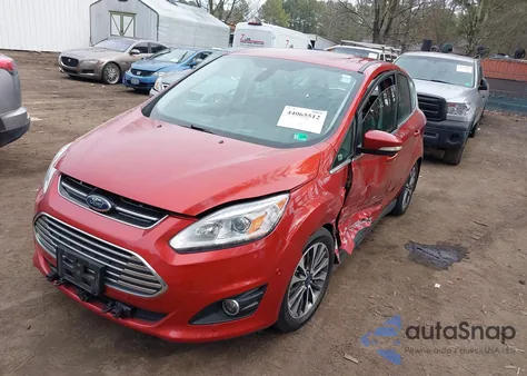 2018 Ford C-Max Hybrid Titanium from USA, damaged, VIN 1FADP5DU7JL105907